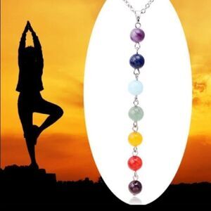 7 Chakra Reiki Beads Yoga Mindfulness Balance Charms Healing Jewelry 
New